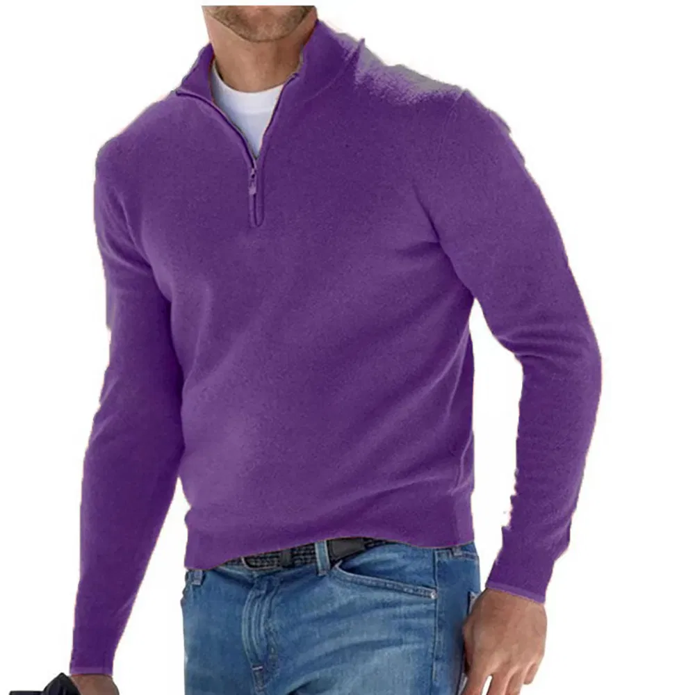 Suéter de algodón de moda del jersey de los hombres del buen precio de la fábrica de Encargo 2025