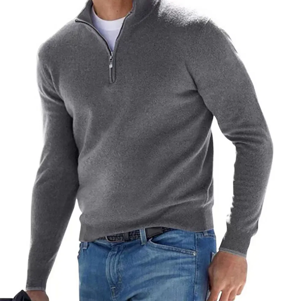 Suéter de algodón de moda del jersey de los hombres del buen precio de la fábrica de Encargo 2025