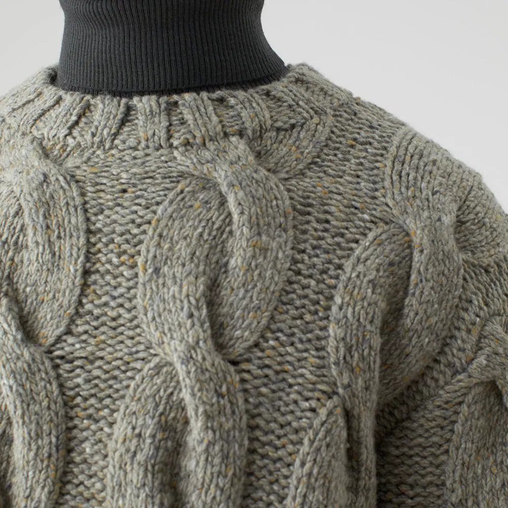 Suéter de algodón de moda del jersey de los hombres suaves al por mayor de encargo 2025