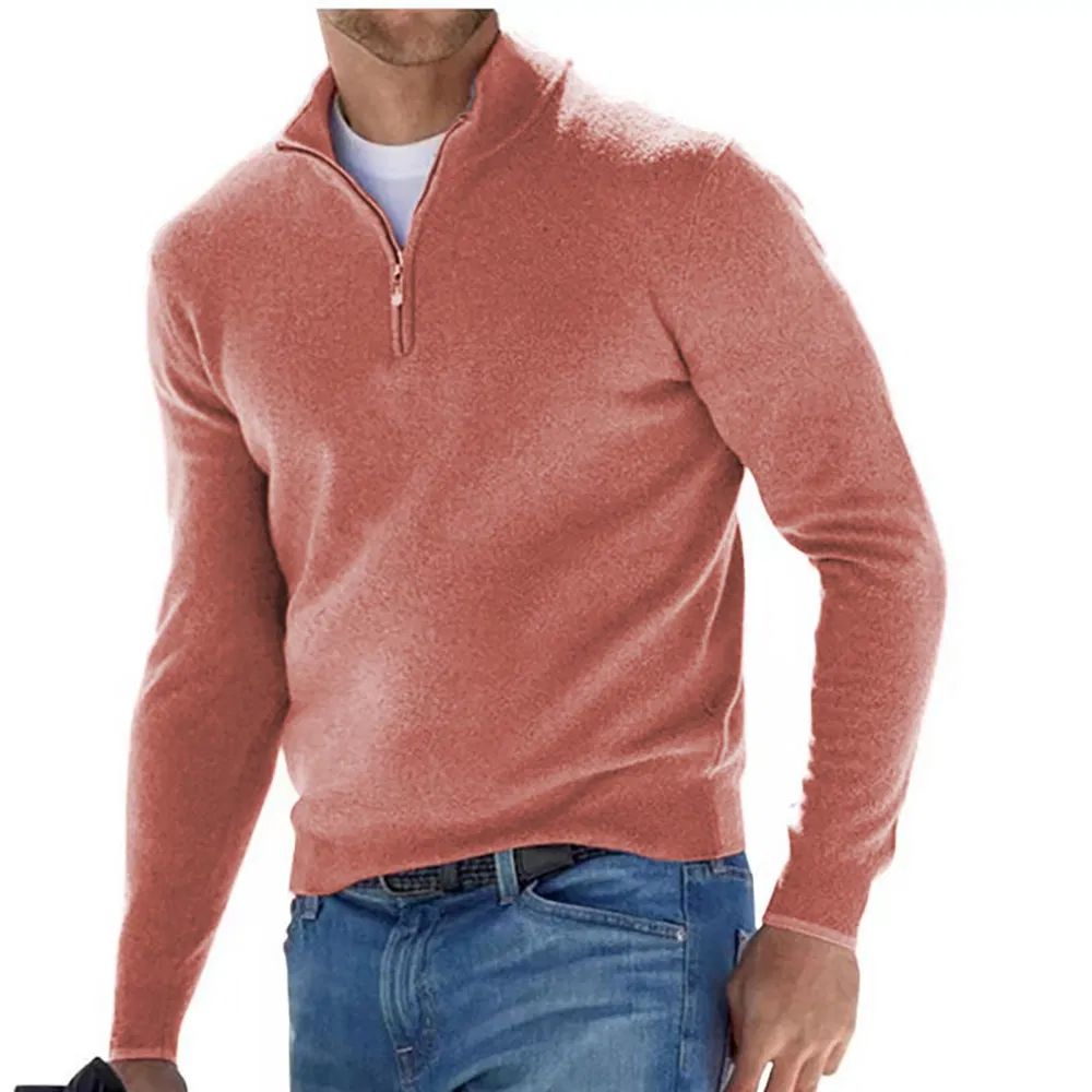 Suéter de algodón de moda del jersey de los hombres del buen precio de la fábrica de Encargo 2025