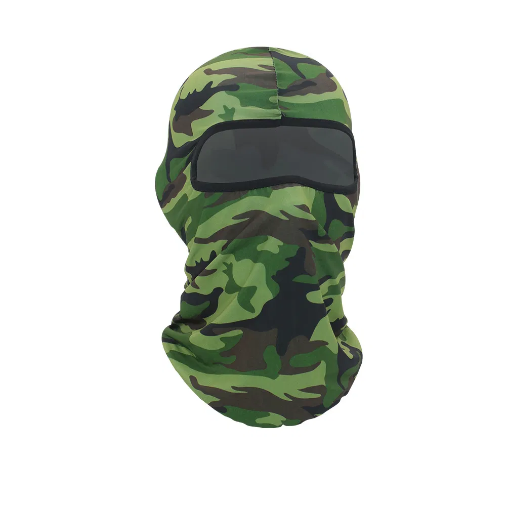 Fábrica Cómoda A Prueba de Viento Con Un Agujero de Camuflaje Máscara Facial de Esquí Sombreros de Moda Pasamontañas