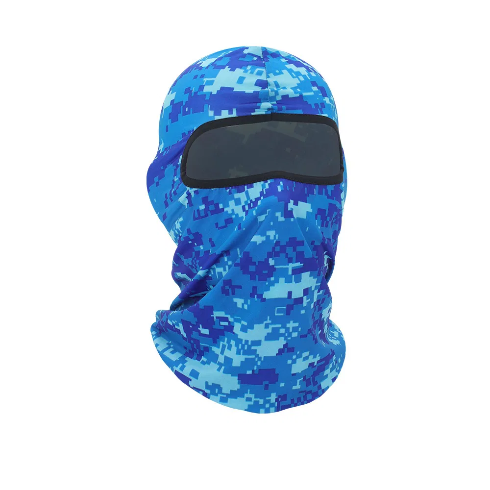 Fábrica Cómoda A Prueba de Viento Con Un Agujero de Camuflaje Máscara Facial de Esquí Sombreros de Moda Pasamontañas