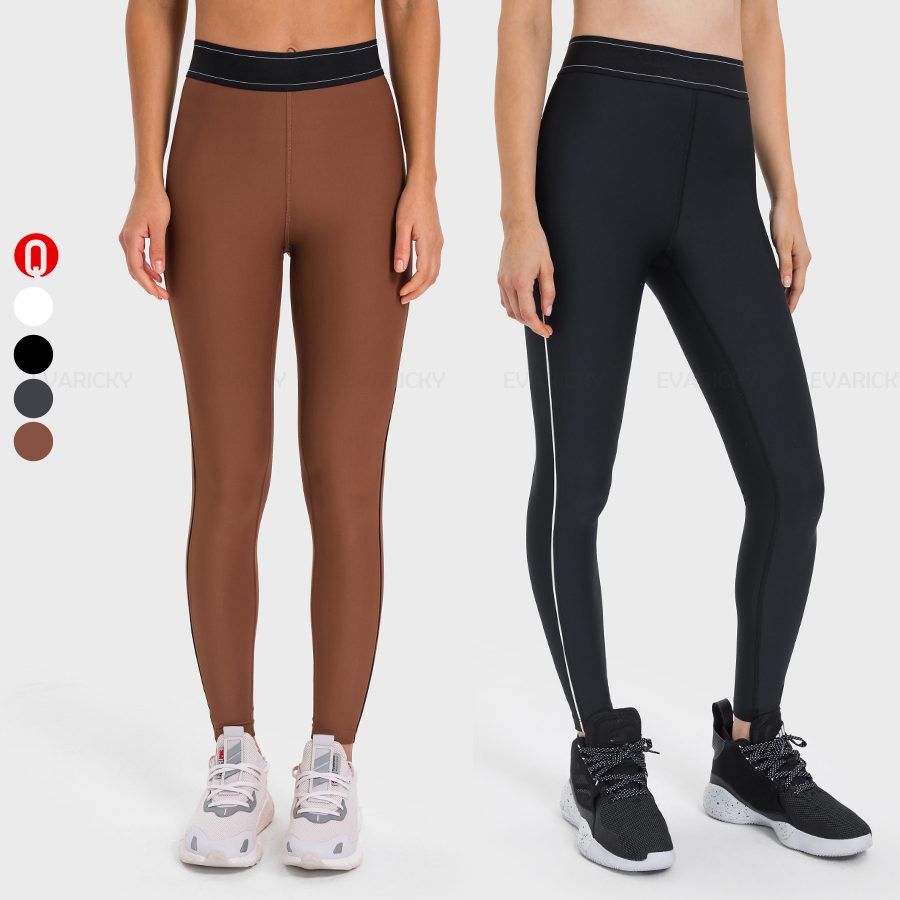 Jacquard Cintura Elástica Mujer Levantamiento de Glúteos Entrenamiento Gimnasio Leggings Pantalones de Yoga de Cintura Alta