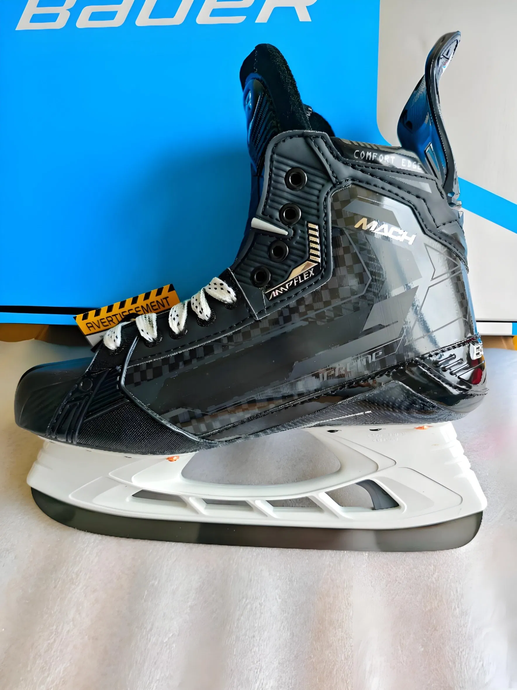 Patines de Hockey sobre Hielo Profesionales Duraderos, Transpirables, Ultraligeros y Protectores Fuertes