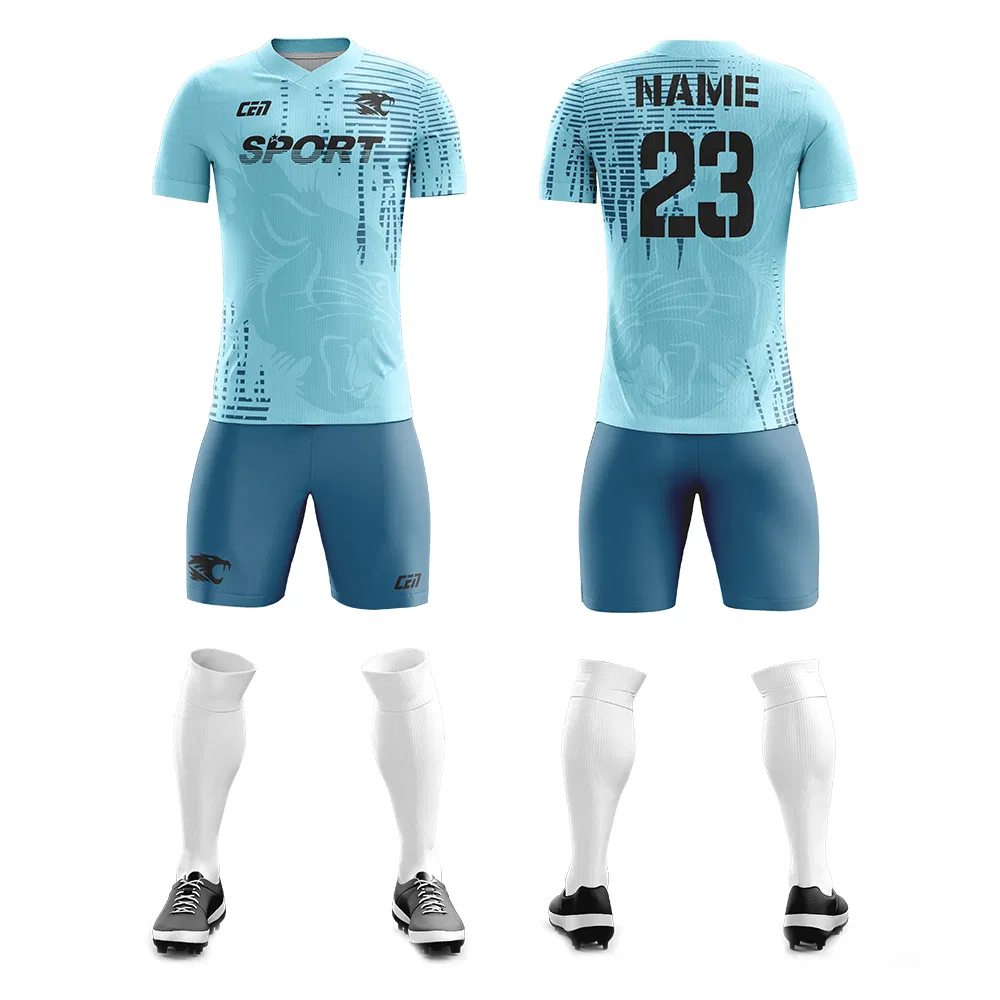 Camisetas de Fútbol de Secado Rápido baratas del Uniforme del Fútbol de los Adultos del ODM del OEM