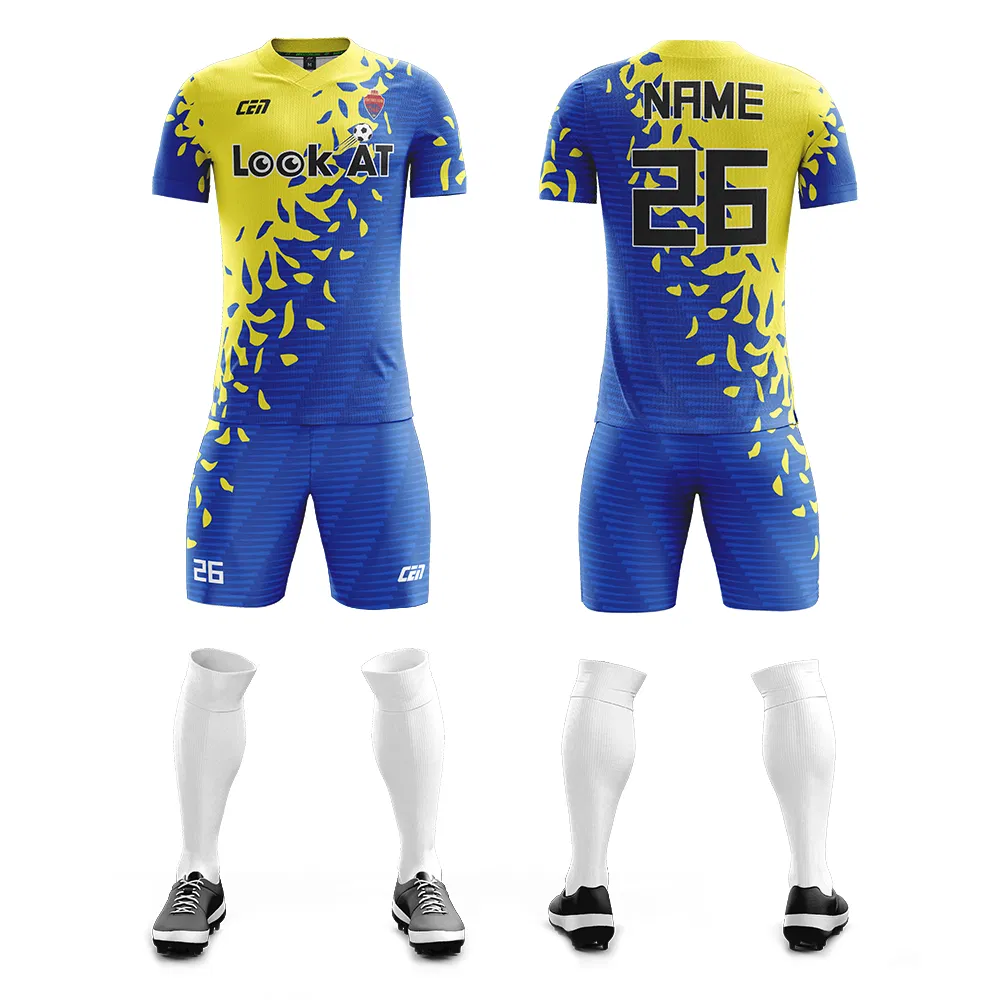 Camisetas de Fútbol de Secado Rápido baratas del Uniforme del Fútbol de los Adultos del ODM del OEM