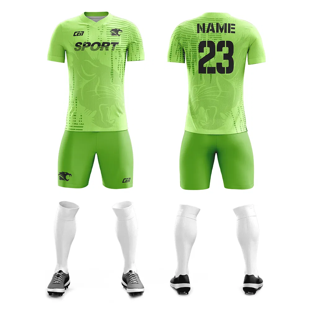 Camisetas de Fútbol de Secado Rápido baratas del Uniforme del Fútbol de los Adultos del ODM del OEM