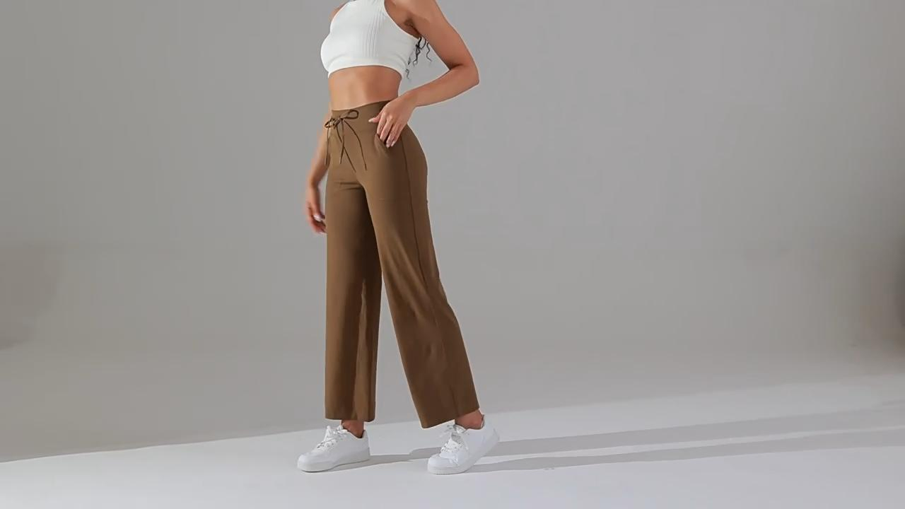 Venta Al por Mayor Logotipo Personalizado Mantequilla Verano Suave Sin Costuras Ropa Deportiva Ajustada a la Piel Fitness Niñas Cintura Pantalones de Yoga para Mujer Scrunch Mantequilla Entrenamiento Suave Leggings de Yoga para Mujer
