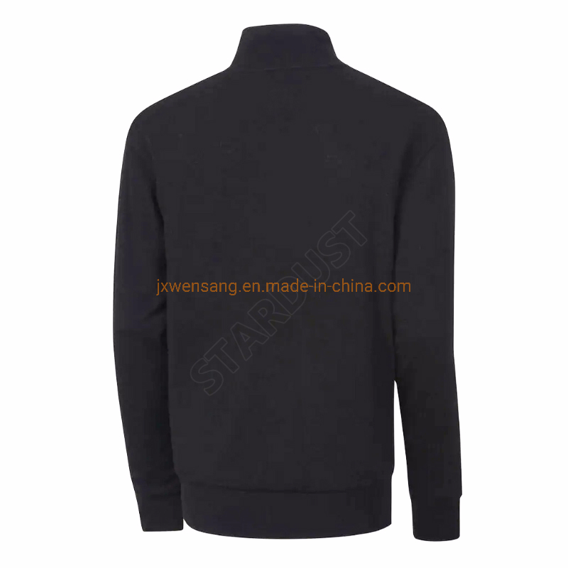 Camisa de Golf Merino Australiana Para Hombre&amp;prime;Sudadera con Media Cremallera de Manga Larga de Lana Merina Antiolor Transpirable y Absorbente del Fabricante de China