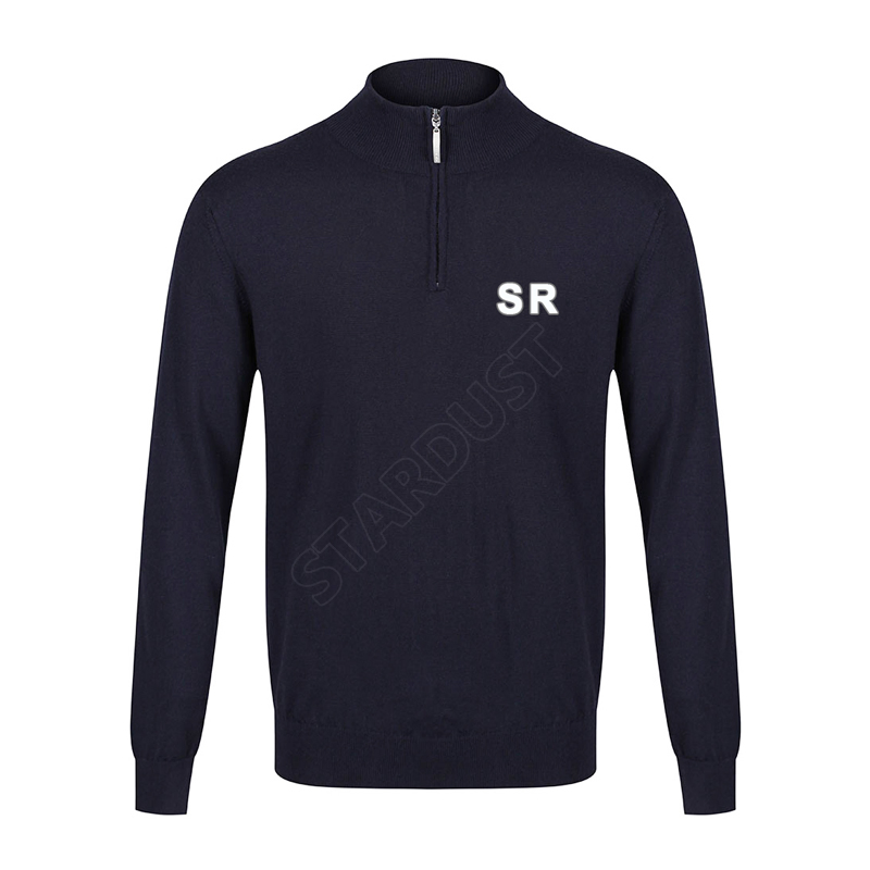 Camisa de Golf Merino Australiana Para Hombre&amp;prime;Sudadera con Media Cremallera de Manga Larga de Lana Merina Antiolor Transpirable y Absorbente del Fabricante de China