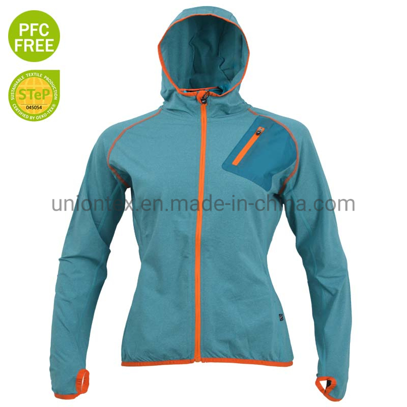 Chaqueta de Running Tejido Reciclado Powerfleece de Compresión