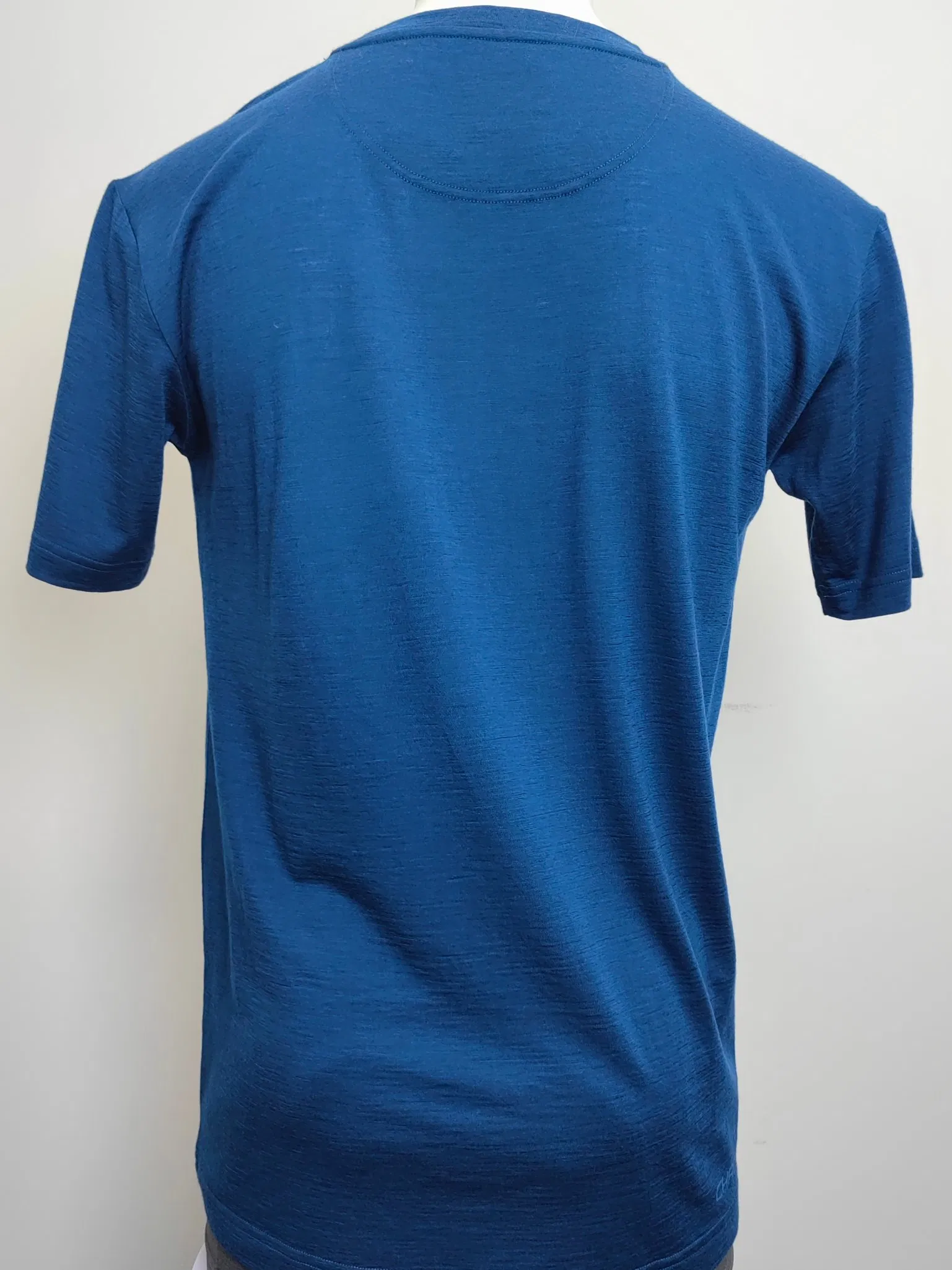 Camiseta de Jersey de Ciclismo de Manga Corta de Lana Merino Deportiva para Hombre