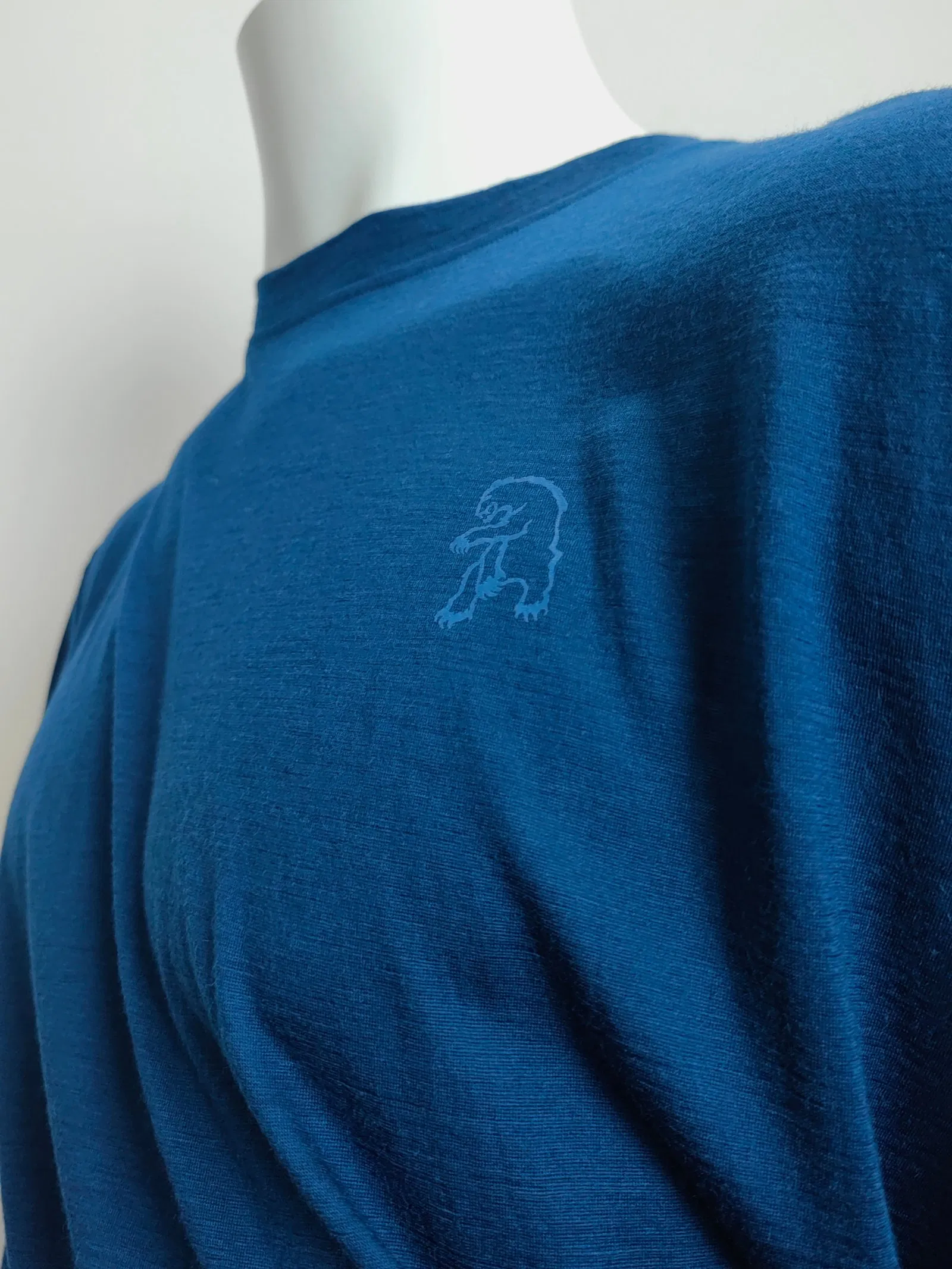 Camiseta de Jersey de Ciclismo de Manga Corta de Lana Merino Deportiva para Hombre