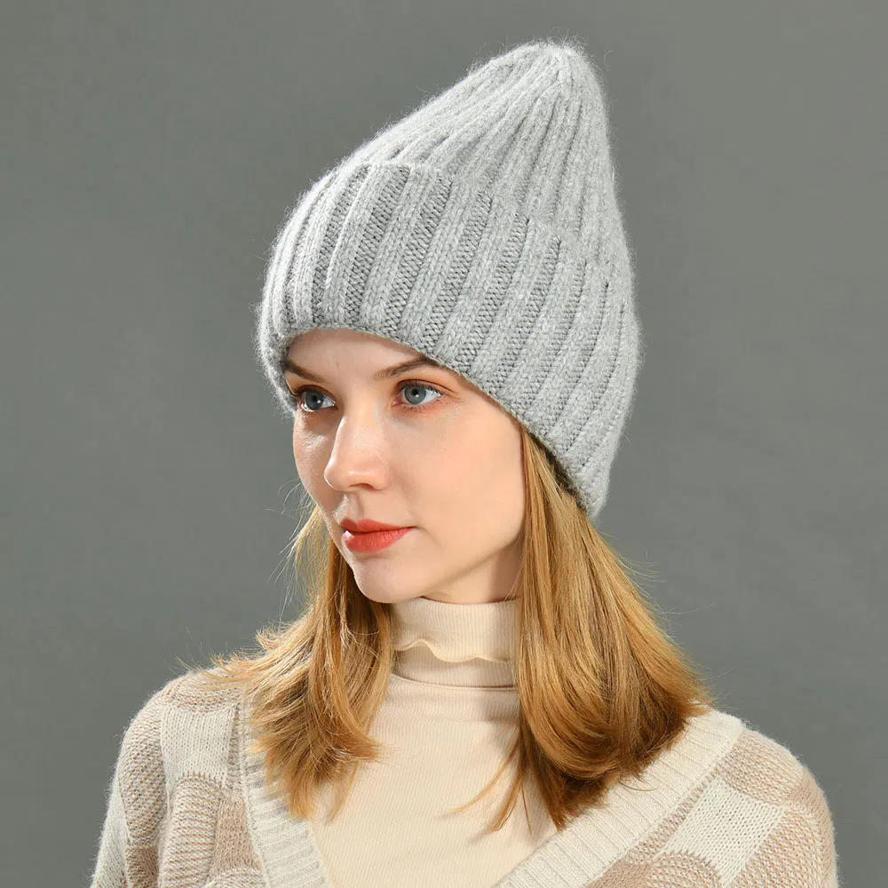 Gorro Forrado de Seda de Nuevo Diseño, Gorro de Dormir con Logotipo Personalizado, Sombreros de Invierno, Gorro De Punto Forrado De Satén Unisex En Blanco Al por Mayor