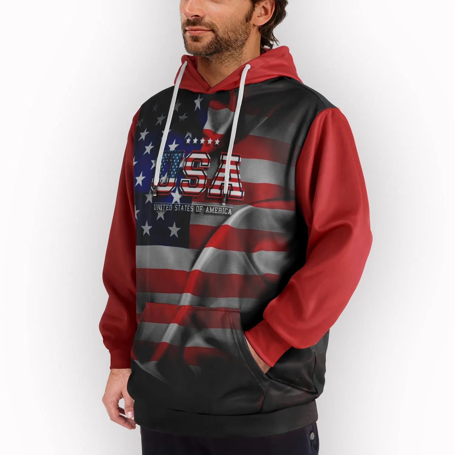Sudaderas con Capucha de Poliéster de Algodón de Ropa Dropshipping personalizadas