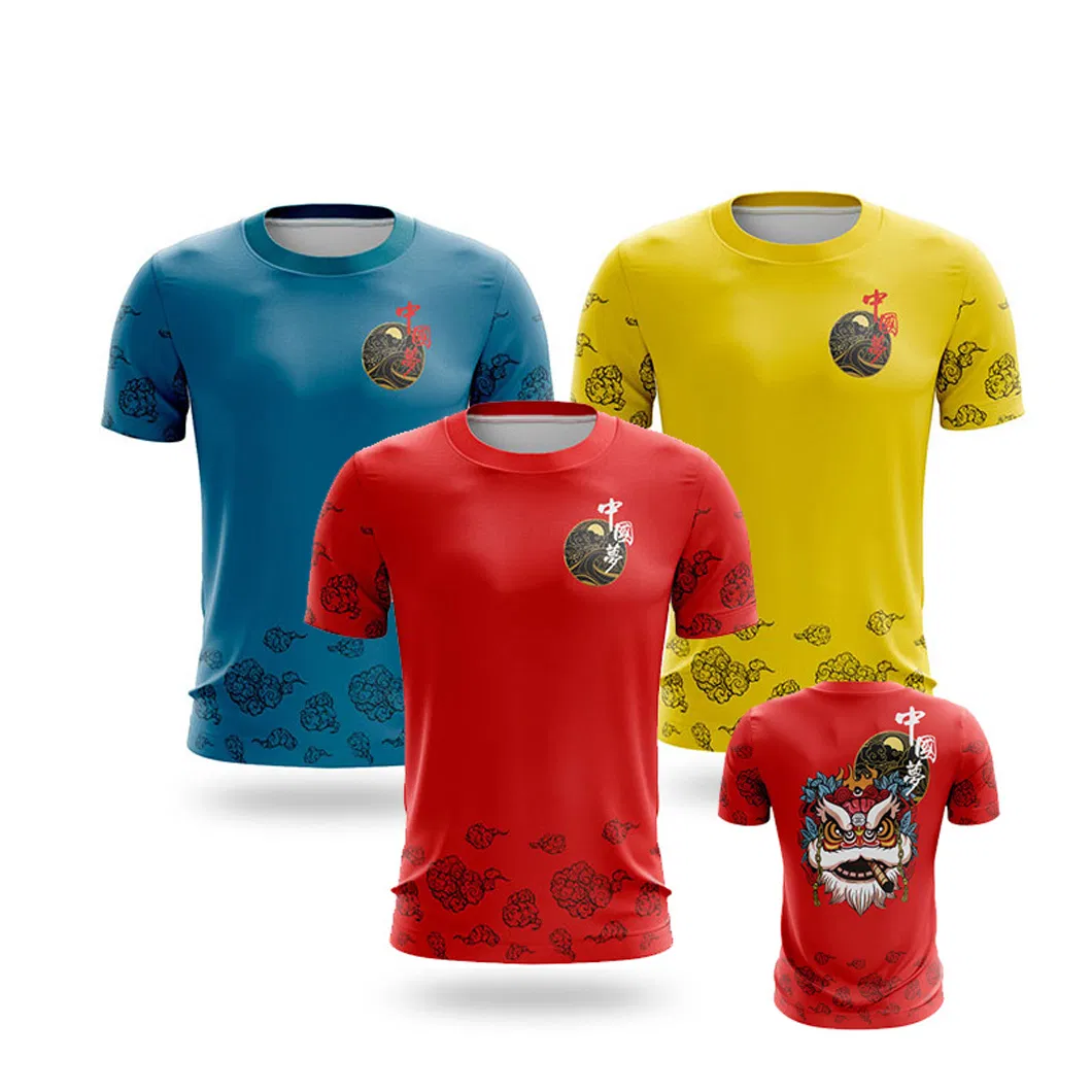 Camiseta para Correr con Sublimación OEM, Ropa Deportiva a medida, Camiseta con cuello Redondo