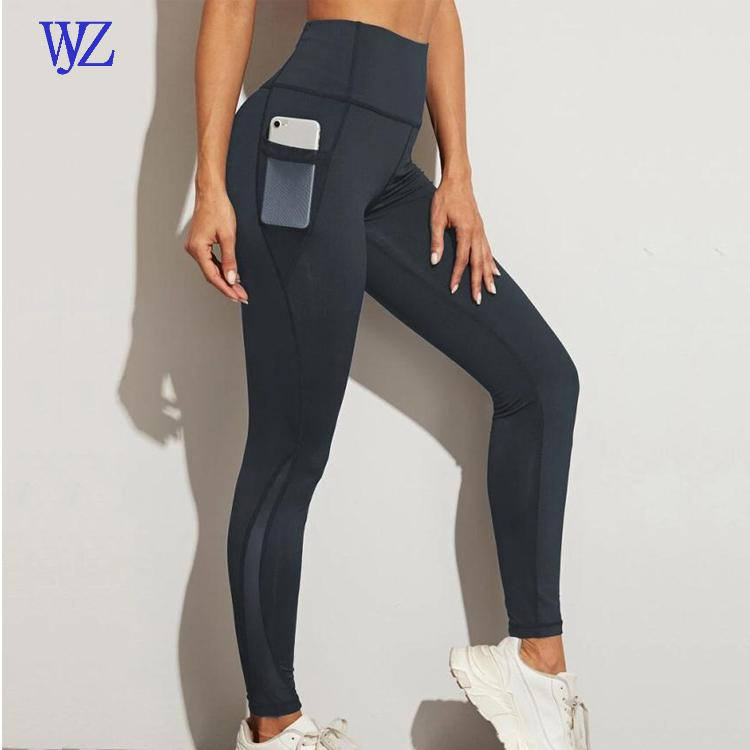 Leggings de Entrenamiento de Cintura Alta para Mujer con 2 Bolsillos Laterales, Pantalones de Yoga con Control de Barriga No Transparentes, Ropa Deportiva