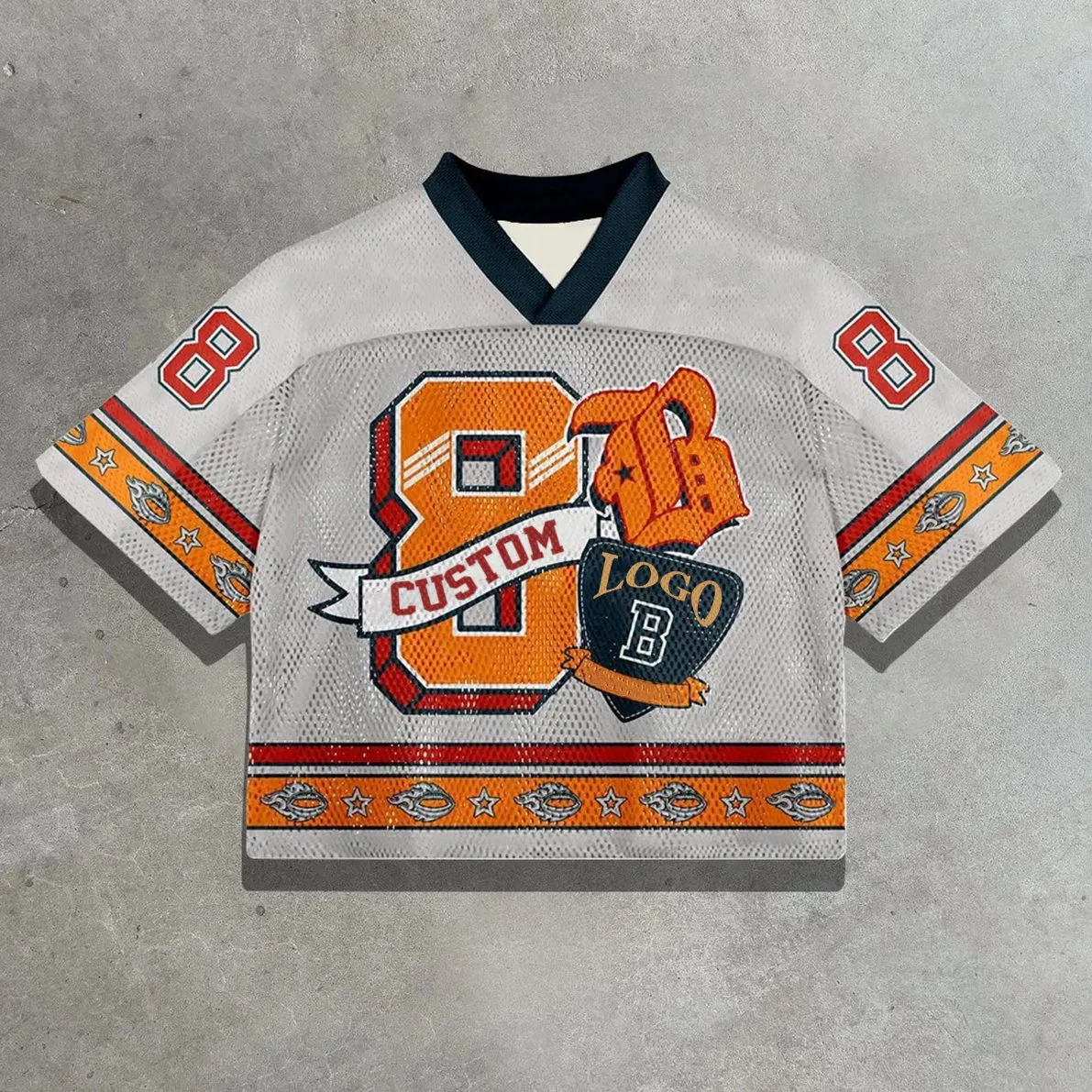 Fabricante de Ropa de Calle para Hombres, Logotipo Cuadrado, Estilo de Malla, Camiseta Deportiva al por Mayor Personalizada de Alta Calidad, Camisetas de sublimación, Ropa