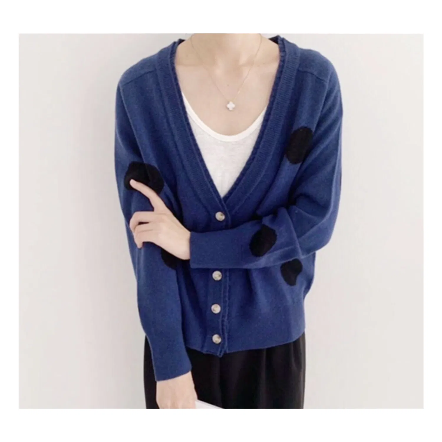 Suéter de cachemira OEM Custom Fashion Women′s