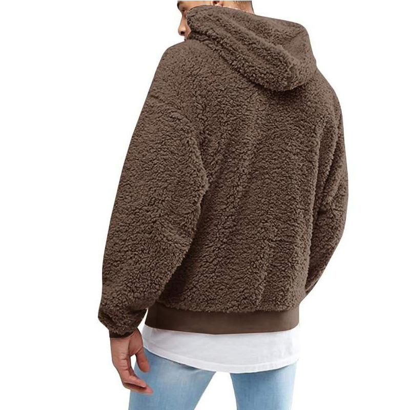 Personaliza la sudadera con capucha popular de Polar Fleece para hombre