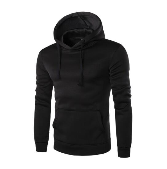 Pequeña Cantidad Personalizar Logotipo de la Marca Sudadera con Capucha lisa Barata para Hombre