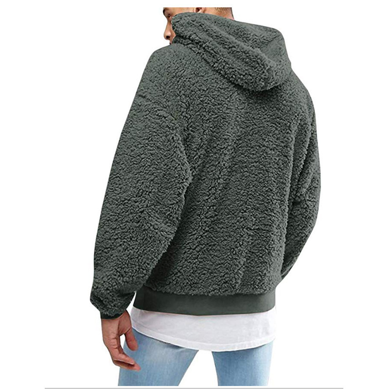 Personaliza la sudadera con capucha popular de Polar Fleece para hombre