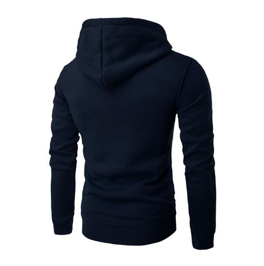 Pequeña Cantidad Personalizar Logotipo de la Marca Sudadera con Capucha lisa Barata para Hombre
