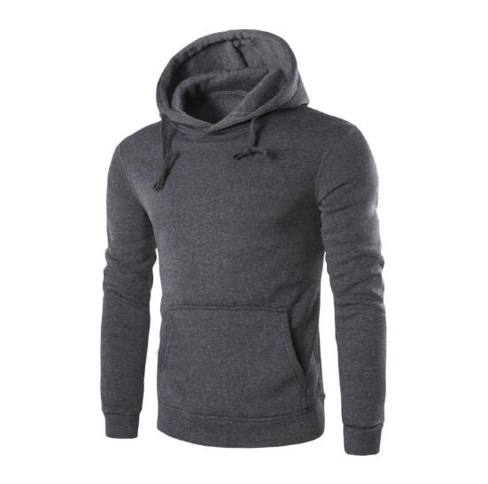 Pequeña Cantidad Personalizar Logotipo de la Marca Sudadera con Capucha lisa Barata para Hombre