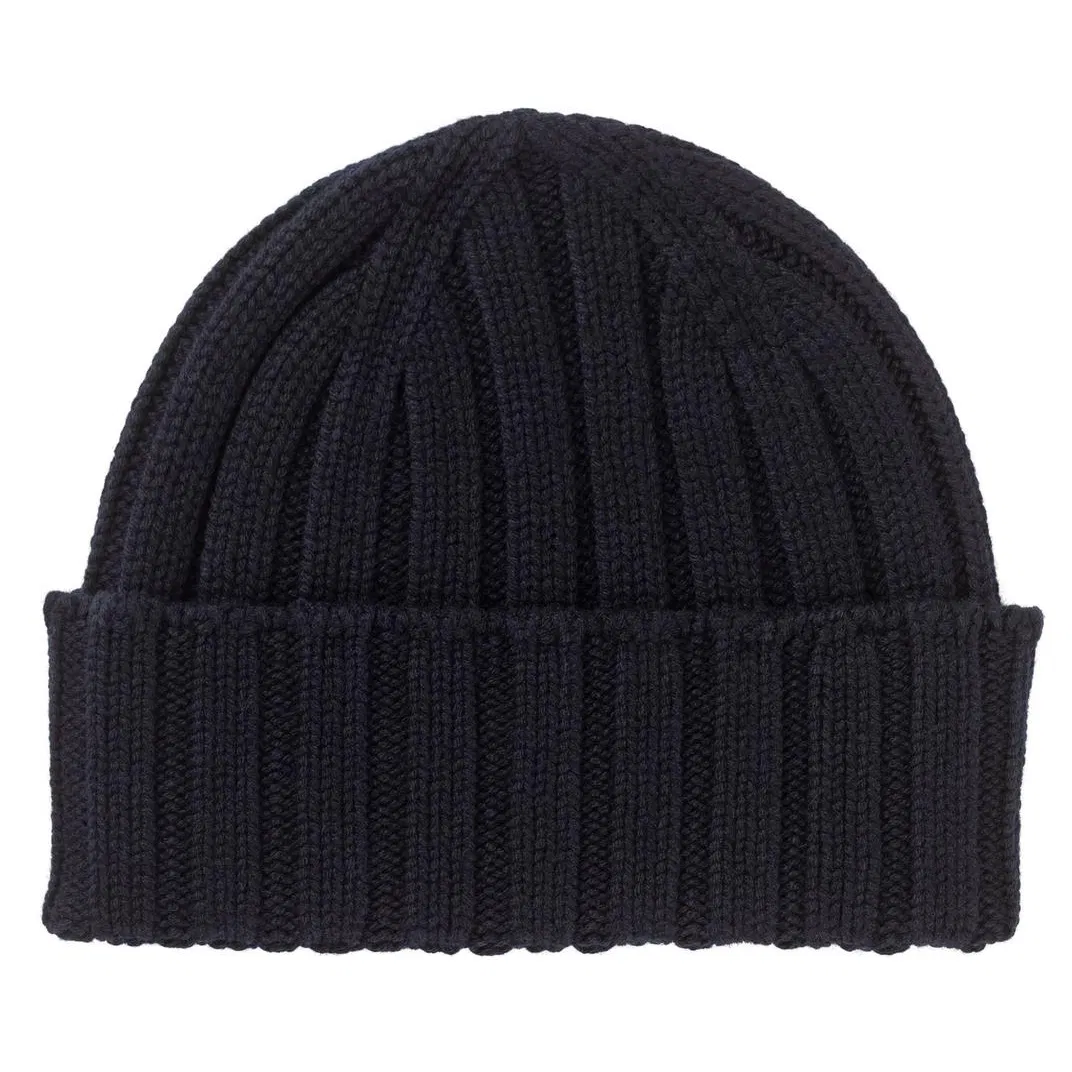 Gorro de punto de costilla de invierno para Hombre y mujer 100% Cachemir de moda Atemporal