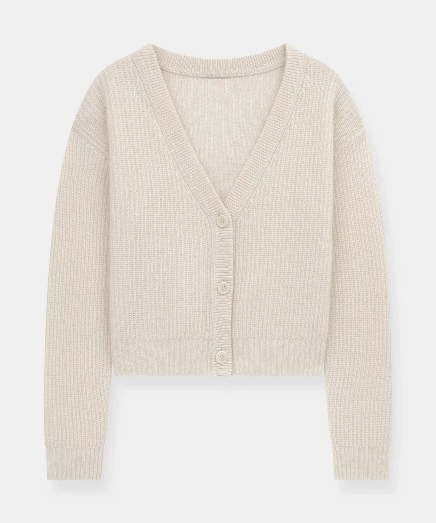 Jersey Cárdigan de Pescador con Botones y Cuello en V de Moda de Otoño/Invierno Directo de fábrica para Mujer