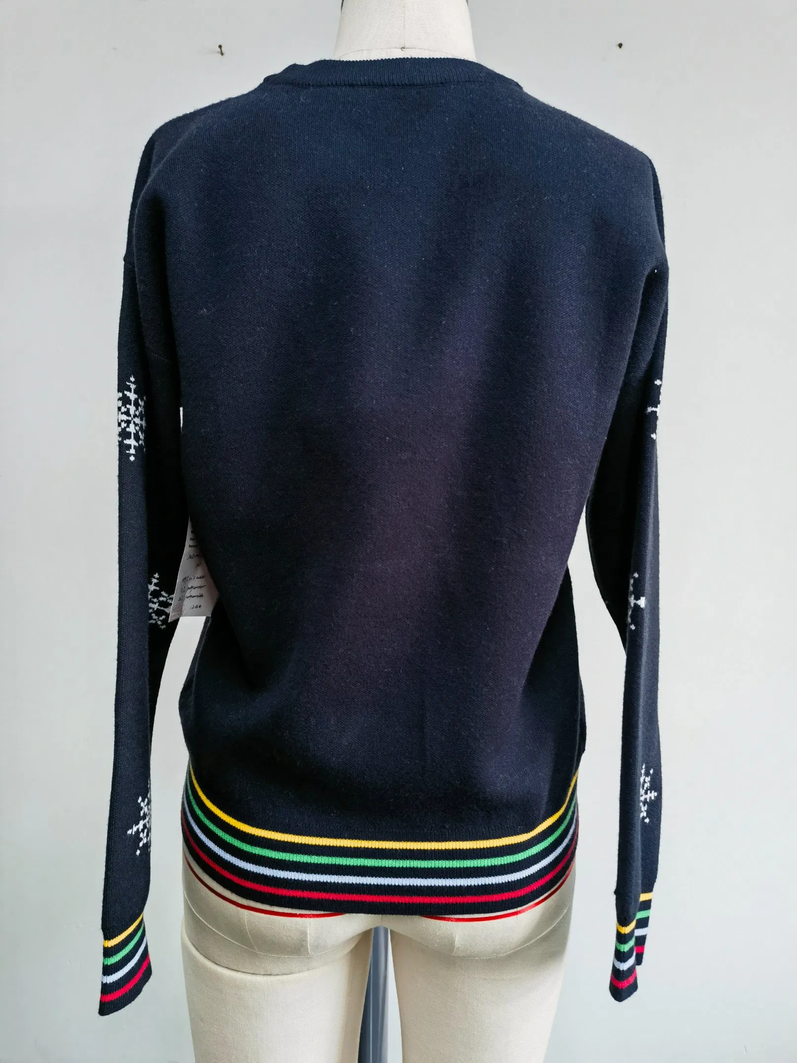 Suéter de Papá Noel 3D de Navidad de Invierno para Mujer Prendas de punto sueltas