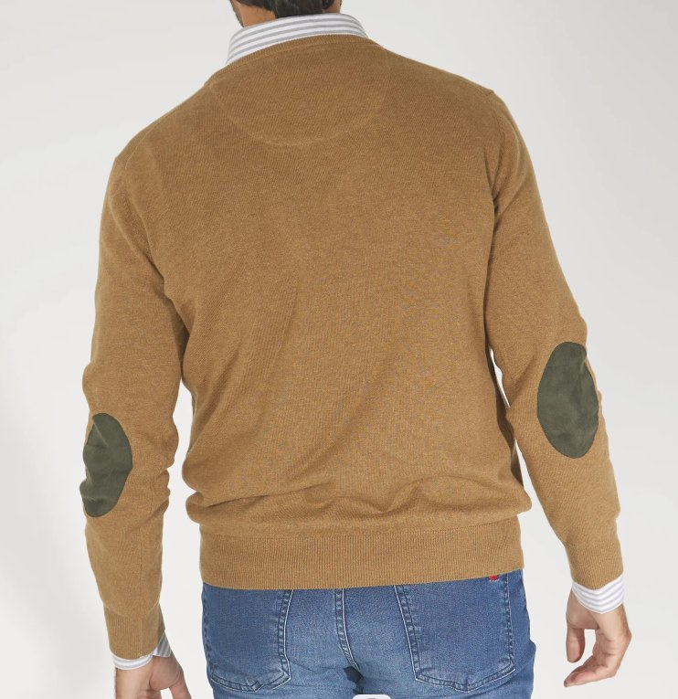 Prendas de punto con cuello en V para hombre&amp;prime;suéter Abrigo de ocio Ropa de invierno suave con bordado