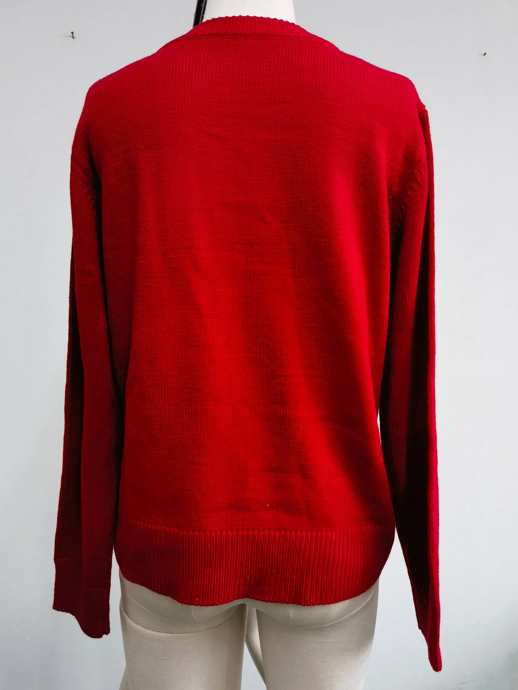 Suéter de Navidad Nuevo Suéter de Punto de Acrílico Suéter de Punto de Navidad