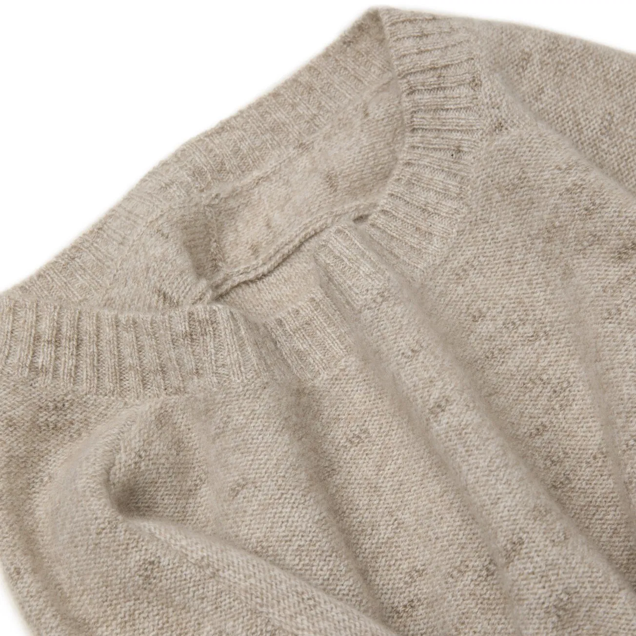 Suéter de Cachemira Pura de Gama Alta Que Hace punto Para Mujer, Cuello Redondo Básico, Sillín, Hombro, Hilo de Fantasía Único, Prendas de Punto de Cachemira Premium