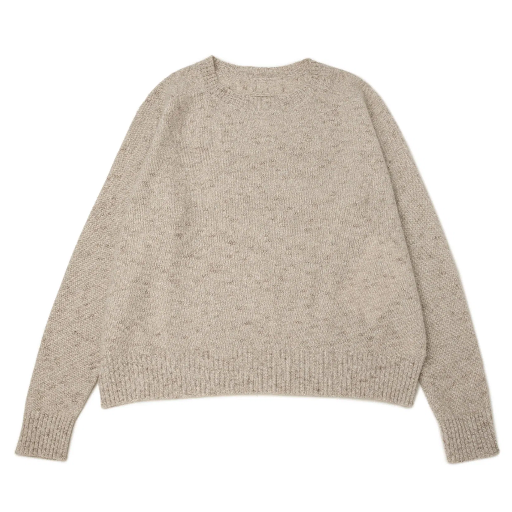 Suéter de Cachemira Pura de Gama Alta Que Hace punto Para Mujer, Cuello Redondo Básico, Sillín, Hombro, Hilo de Fantasía Único, Prendas de Punto de Cachemira Premium
