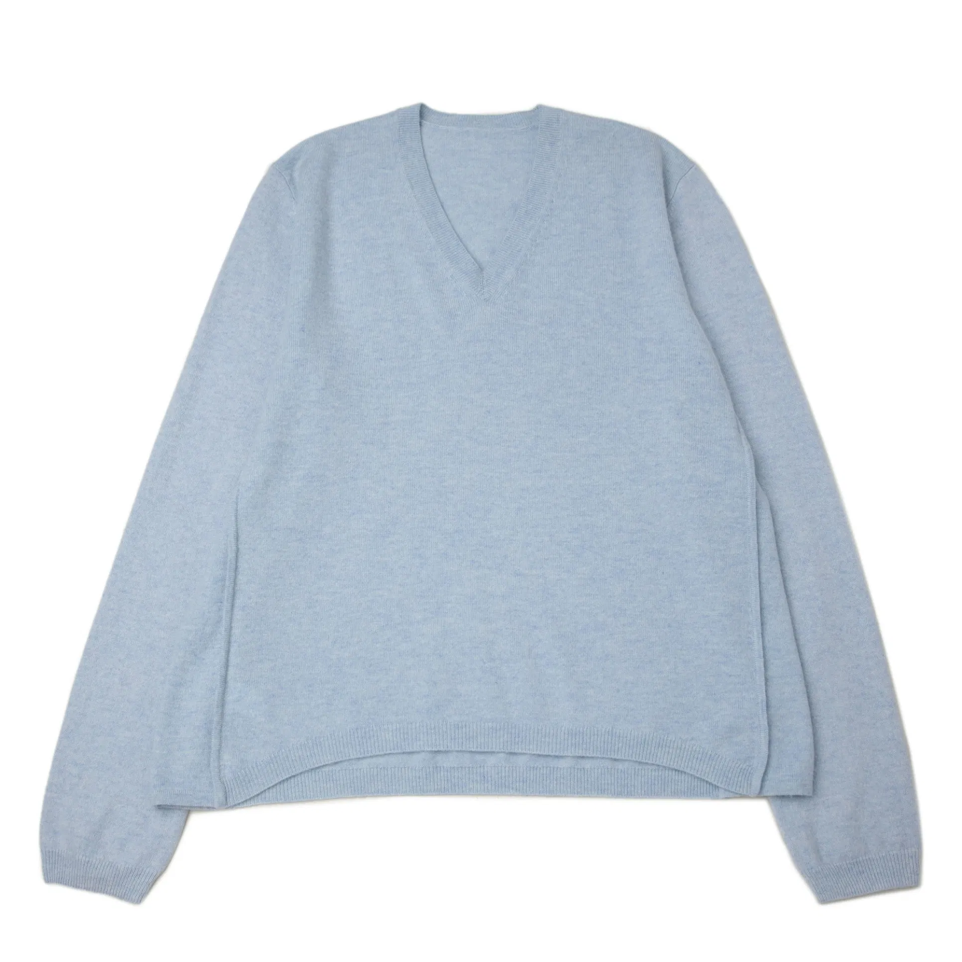 Jersey de punto Elgent para Mujer, Jersey de Cachemira Premium Puro de Punto Suave con Cuello en V de Gran Tamaño