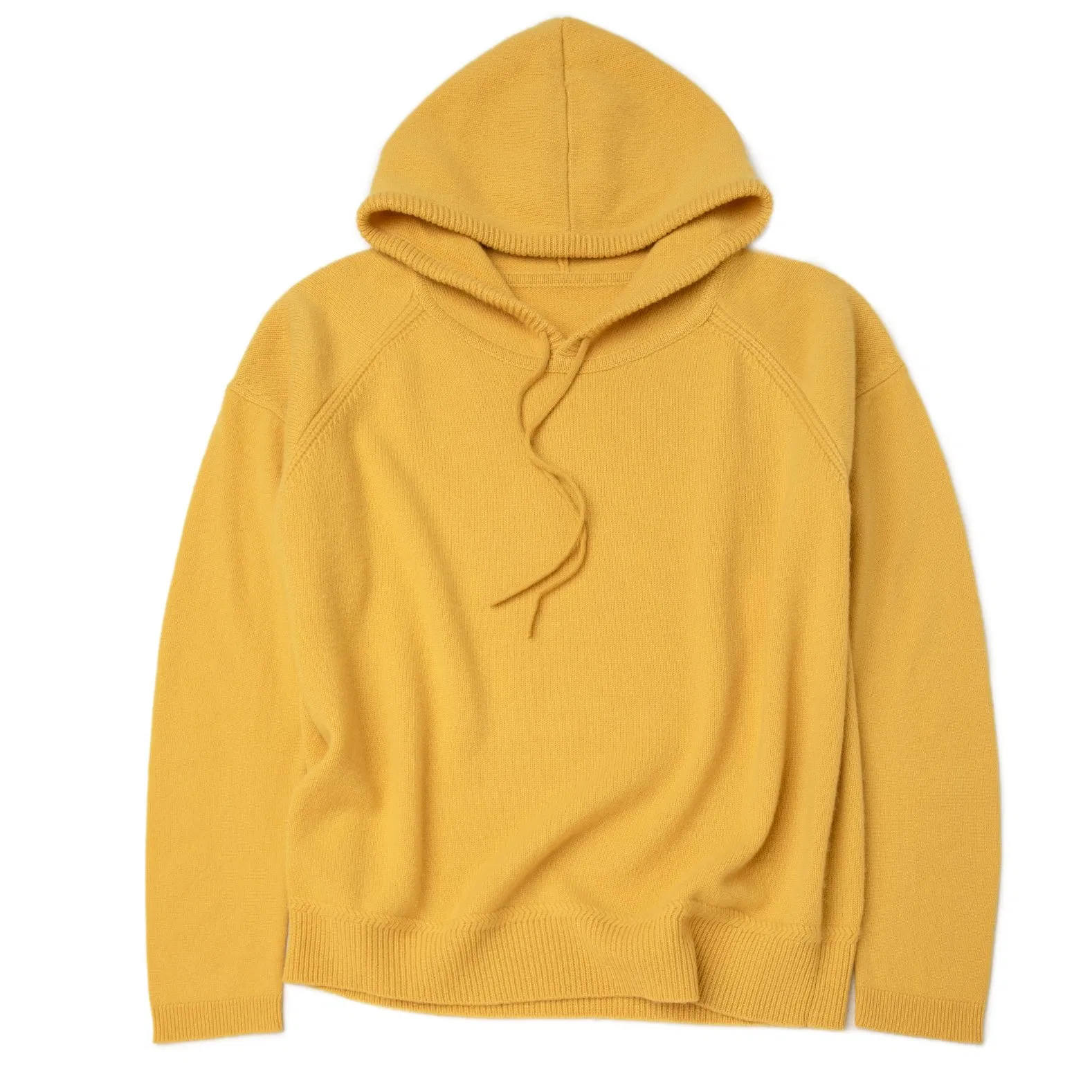 Jersey con capucha de Punto Con Detalle Elegante, Manga Raglón, Prendas de Punto con Capucha, Suéter de Cachemira 100% Puro para Mujer