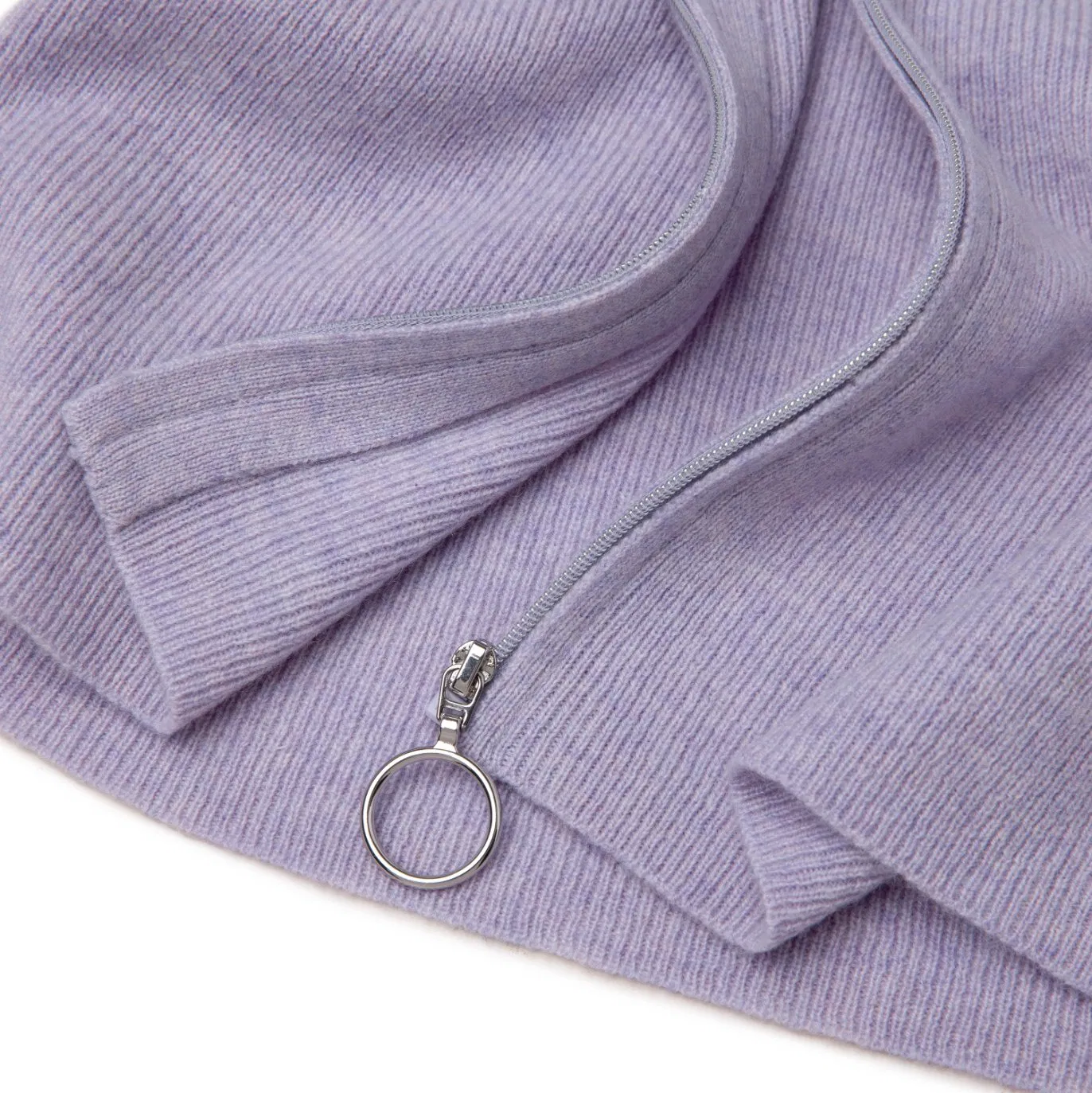 Cárdigan de punto de Cachemira 100% Puro con Cremallera Completa, Cárdigan de Punto Elegante para Mujer, Cárdigan de Cachemira