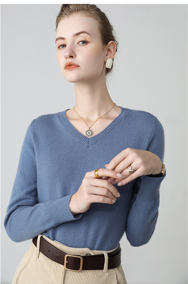 Moda de Manga Larga, Prendas de punto, Tops Casuales para Mujer, Jersey para Mujer, Suéter para Mujer