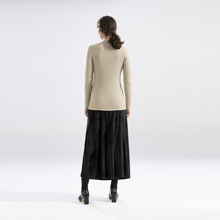 Suéter de jersey para Mujer&prime; s-Tinte de hilo duradero con función Antipilling