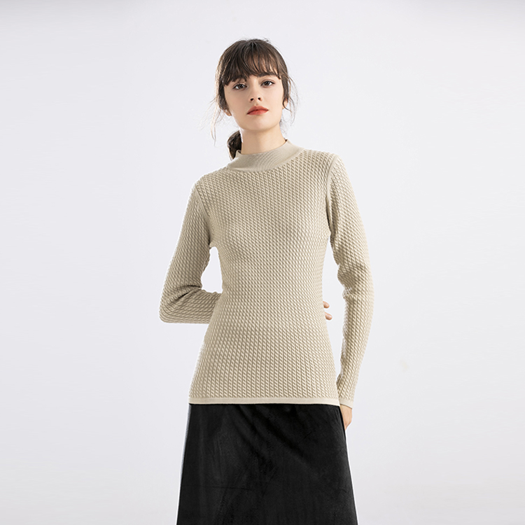 Suéter de jersey para Mujer′ s-Tinte de hilo duradero con función Antipilling