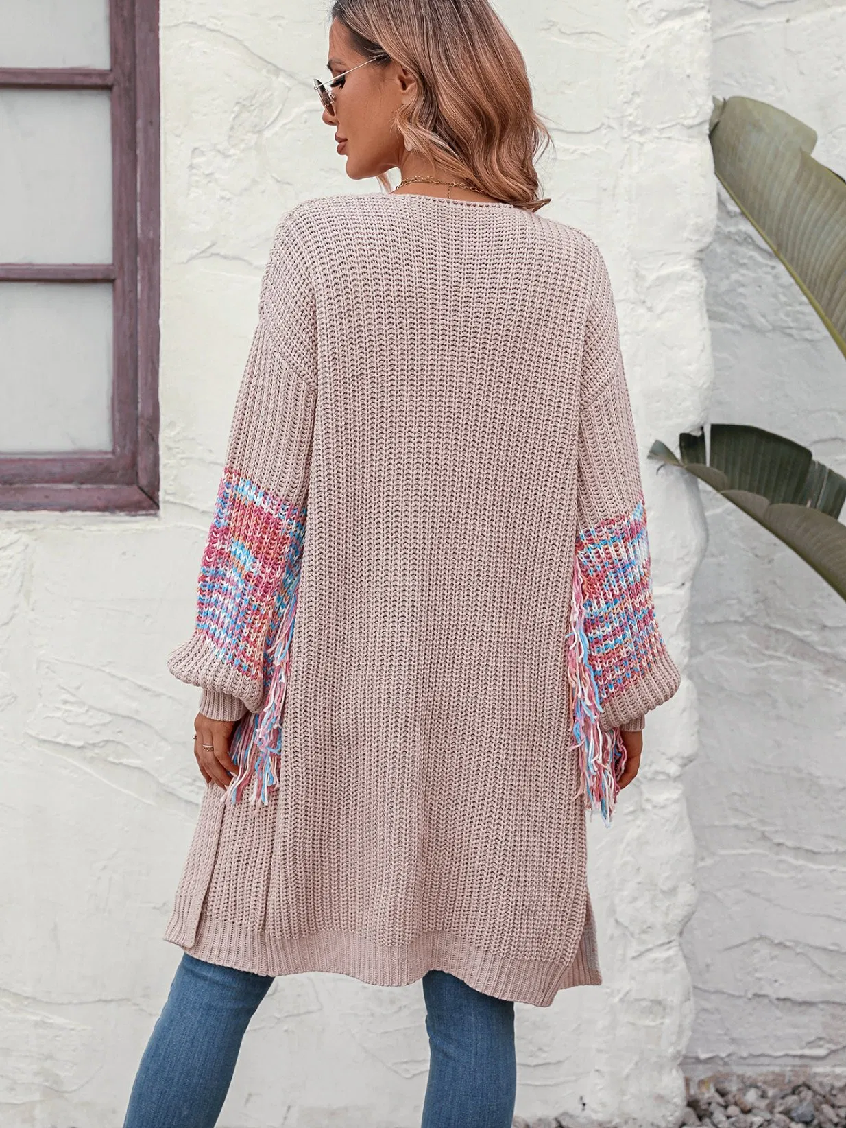 Cárdigan Largo de Moda para Mujer Cárdigan de punto para Mujer