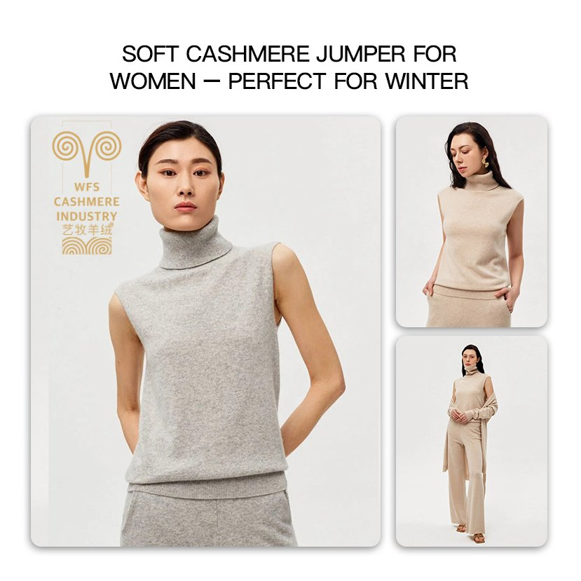 Conjuntos de Cachemira de Calle de Invierno para Mujer, Cuello Alto, Mangas Completas, Pantalones de Cintura Alta, Conjunto de Dos Piezas, Mujeres Sueltas, Conjuntos de Mujer&prime;s