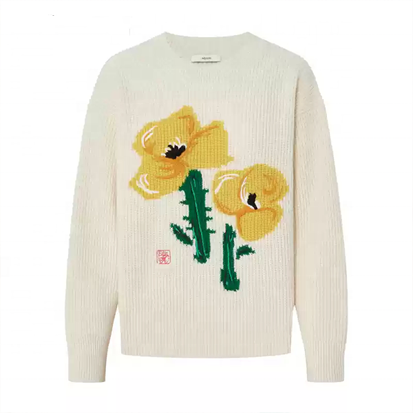 Suéter Bordado con Estilo para la Moda de Otoño e Invierno