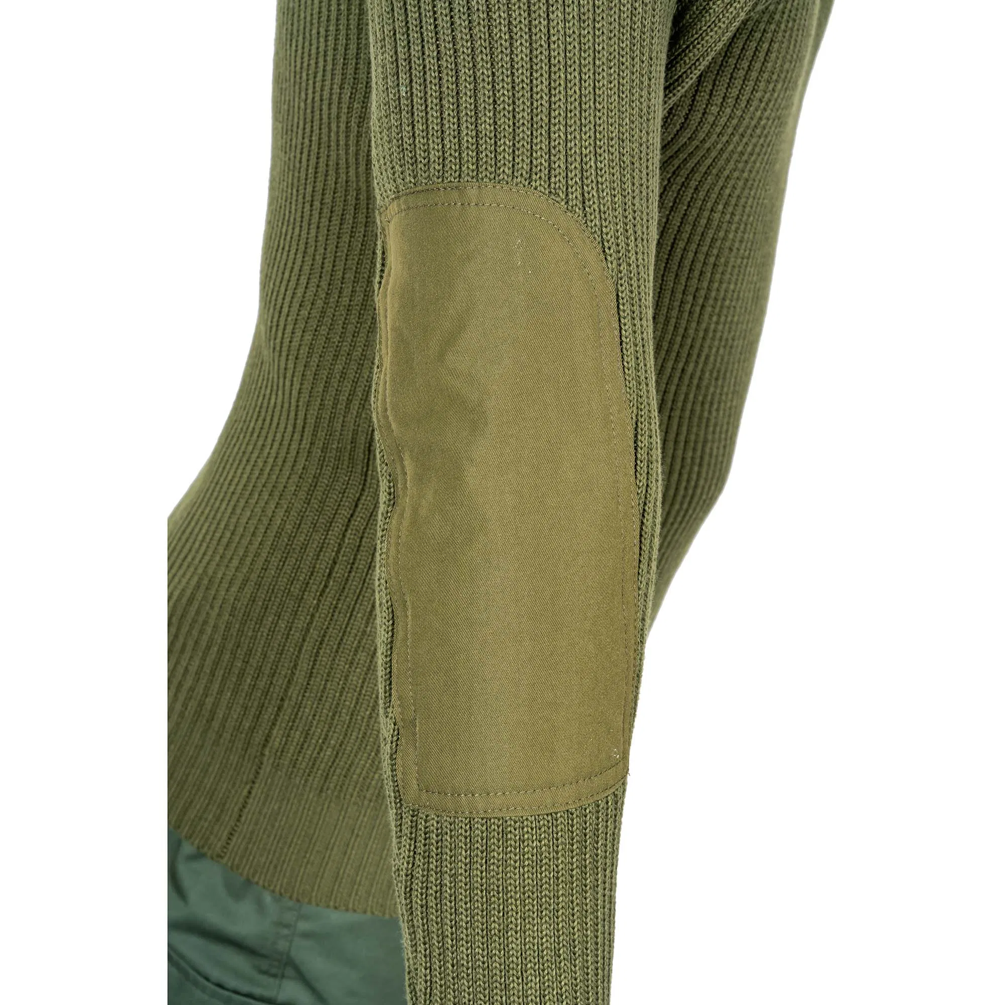 Suéter de Invierno de Poliéster Verde Sweather Suéter de Cuello Redondo de Manga Larga
