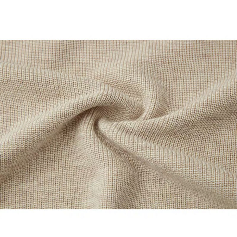 Cárdigan de punto de 1/2 Color base Cárdigan de cuello redondo para hombre&amp;prime;s Jersey suelto