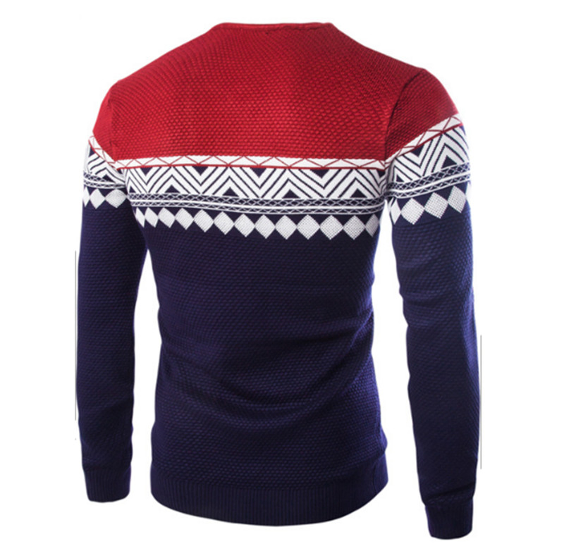 Suéteres Jacquard de Jersey de punto para hombre de venta caliente