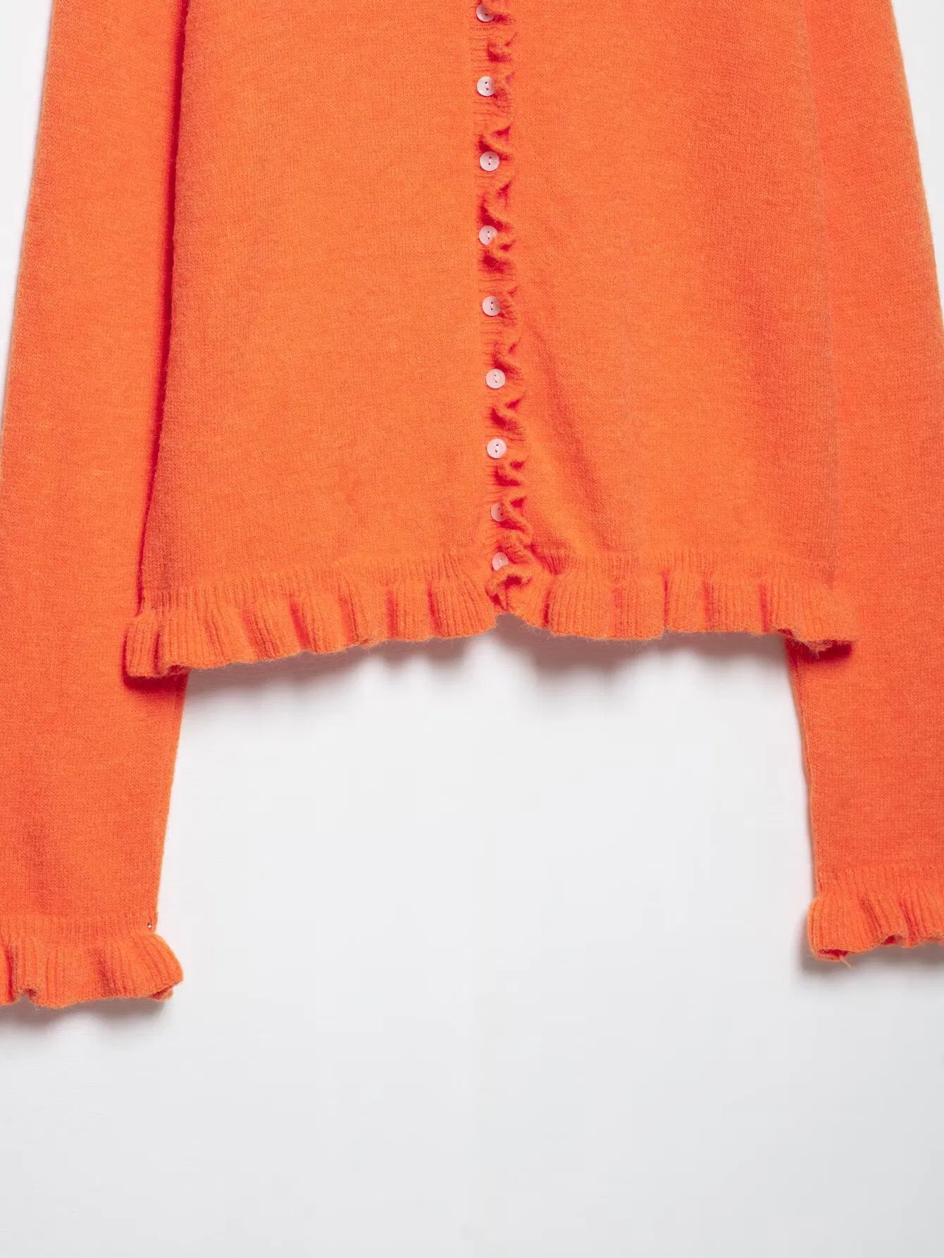 Za Ropa de Mujer y primera Diseño Apilado Chaqueta de punto informal para Mujer y primera Hebilla de manga larga