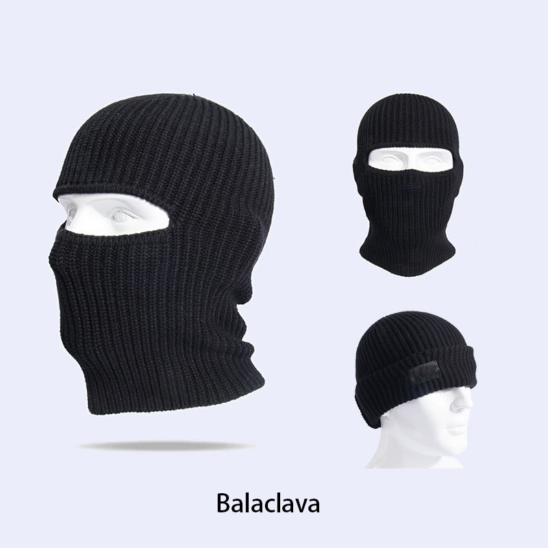 Gorro Pasamontañas de Esquí Personalizado 2 en 1, Gorro Deportivo de Punto para Invierno, Pasamontañas para Hombre, Gorro para Motocicleta, Gorro