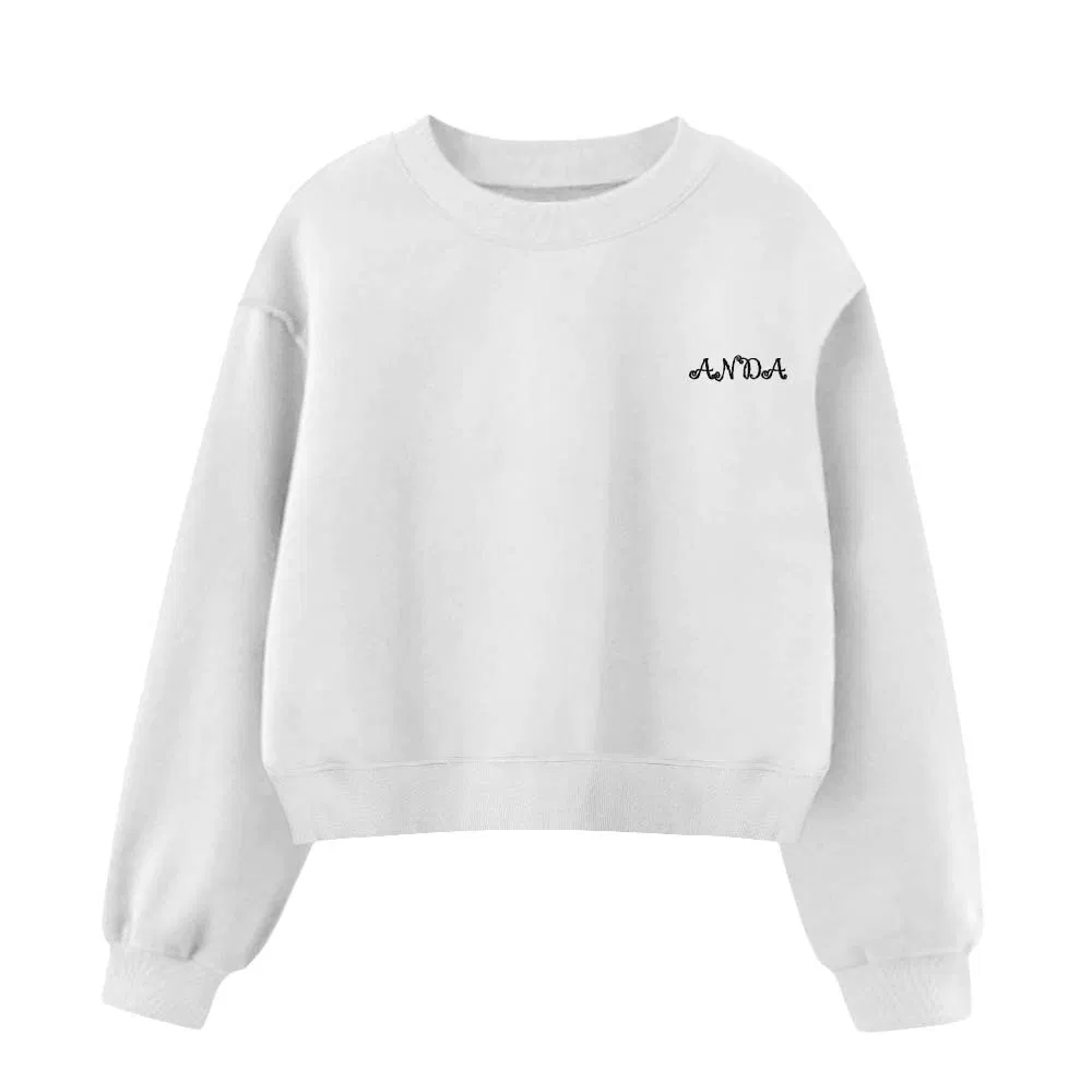 Sudadera con Capucha en Blanco Recortada de Gran Tamaño para Hombre de Algodón con Logotipo Impreso de Su Propia Marca al por Mayor OEM